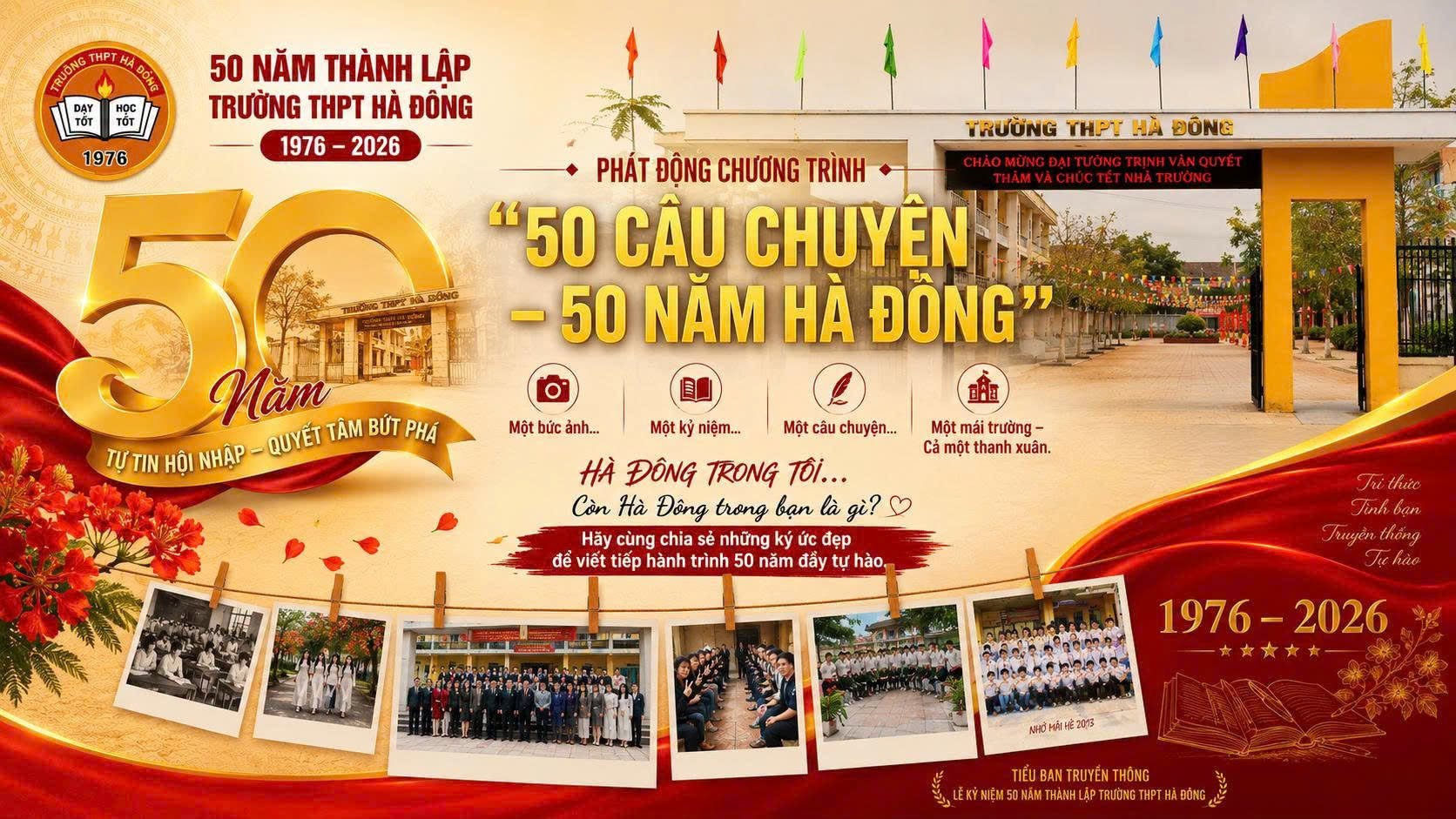 Ấn phẩm truyền thông phát động chương trình 50 Câu chuyện – 50 năm Hà Đông